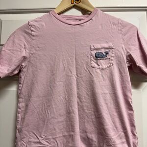 Vineyard Vines Pink Short Sleeve Crew Neck Tee
